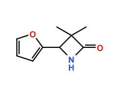 4-(2-Furyl)-3,3-dimethyl-2-azetidinone
